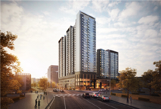 대우건설이 수주한 서울 영등포구 신길동 주상복합 신축사업 조감도. <대우건설 제공>